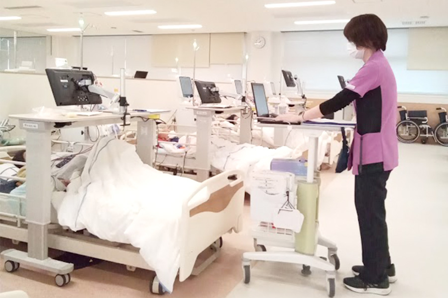 透析中